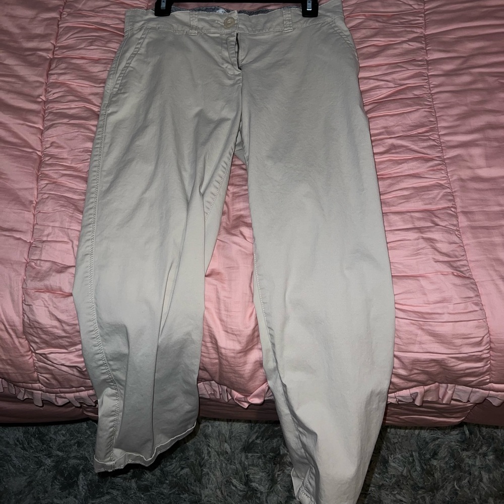 Crown and ivy cropped khaki pants